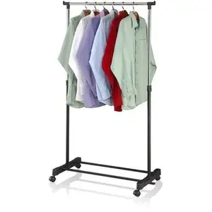 BHAVYATA ENTERPRISE BHAVYATA™ Stainless Steel Double Pole Clothes Hanger | Adjustable & Portable Laundry Drying Stand | Multi-Functional Shoes, Dress & Clothes Dryer | Rust-Resistant & Foldable Design