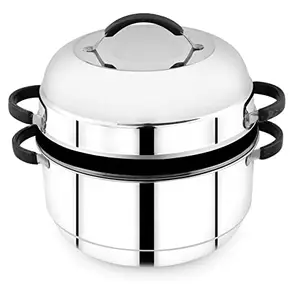Praylady Stainless Steel Thermal Rice Cooker/China pot, Capacity – 1 KG, Silver. price in India.