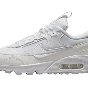 Nike Women's DM9922-101 W Air Max 90 Futura White/White-White-White Running Shoe - 2.5 UK (5 US)