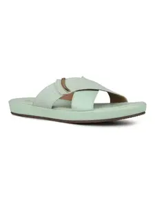 Inc.5 Womens Green Casual Open toe Flat Mules