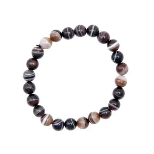 Natural Black Agate Bracelet for Unisex Adults – AAA Quality Reiki Healing Bracelet