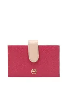 Da Milano Leather Card Holder for Men & for Women - Pink
