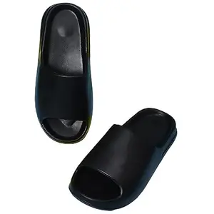 Fanspy Comfort Black Slider For Men (numeric_7)