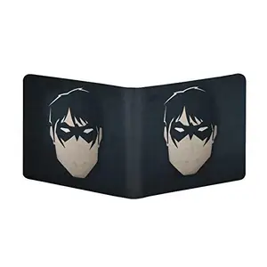 Bhavithram Products Bitw Design Black Canvas, Artificial Leather Wallet-PID34354