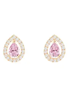 MINUTIAE Rose Gold-Plated Contemporary Stud Earrings for Women's & Girls | Heart Shape Earring | Fashion Jewellery MNT0472PK_RG