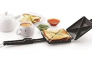 ZENNiX: Non-Stick Solo Quadra 4- cut Gas Sandwich Toaster