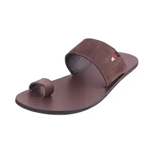 Metro Mens Leather Brown Slippers (Size (10 UK (44 EU))