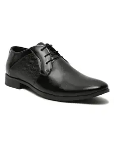 Kosher Black Lace-up Formal Shoes for Men
