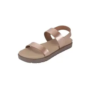Metro Women's Rose Gold Synthetic Sandal UK/5 EU/38 (33-1185)