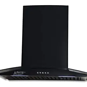 Mercy Appliances - the customer's choice MERCY TORANDO S BPC Push Control Kitchen Chimney – High Suction Power, Push Control Operation, and Sleek Design for Modern Kitchens