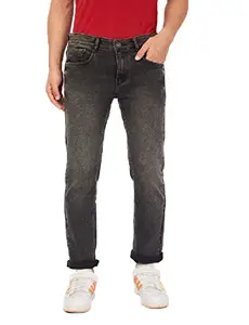 Ben Martin Men's Slim Fit Stylish Stretchable 30 Size Acid Grey Cotton Denim Jeans Pant for Men 1