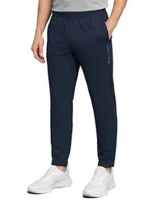 BULLMER Trendy Solid Cotton Blend Regular Fit Trackpant for Men | Mid-Rise Trackpant for Men - Pack of 1