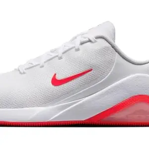 Nike Womens W AIR Zoom Running Shoe Bella 7-White/Bright CRIMSON-WHITE-7UK