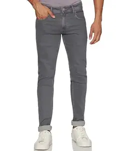 Peter England Men's Mid Wash Stretchable Jeans