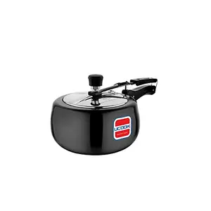 UCOOK By UNITED Ekta Engg. Royale Duo 1.5 Litre Hard Anodised Non-Induction Inner Lid Pressure Cooker, Black price in India.
