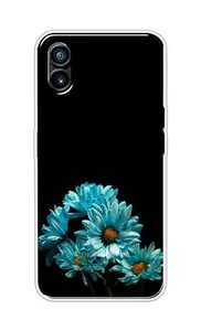 The Little Shop Designer Printed Soft Silicon Back Cover for Nothing Phone 1 (BlueSunflwr)