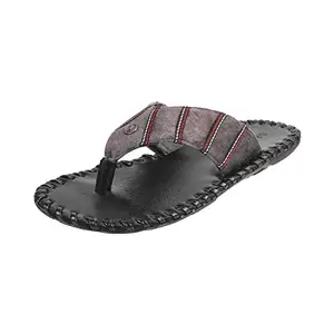 Mochi Men's Black Synthetic Sandals 7-UK 41 (EU) (16-499)