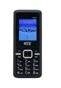 MTR M200 64 MB RAM | 64 MB ROM Dual SIM, Full Multimedia, Bright Torch, Auto Call Record, Mobile 4.5 cm (1.77 inch) Display 0.3MP Rear Camera 3000 mAh Battery (Black) price in India.
