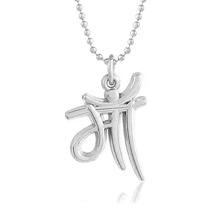 Memoir Stainless Steel MAA pendant withn chain Fashion Jewellery for Men and Women (PCAJ3146)
