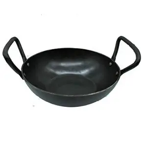 Trilonium BushCraft Series Wrought Iron Kadhai (1.75 litres | 20 cm) - Induction Compatible price in India.