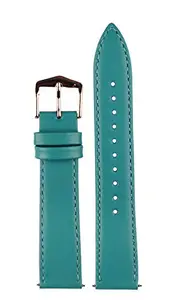 EXOR Lady Bird Lt. Green colour Leather watch strap 18MM for women With Flat Finish Of Genuine Leather watch strap