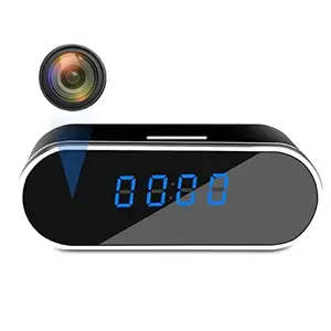 STELO 4K Smart Table Clock Spy IP Camera, Home Security with Night Vision WiFi Mini Hidden Camera LOOKCAM APP price in India.