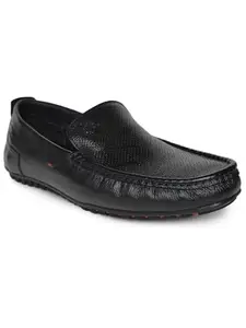 Buckaroo Balzac Genuine Leather Black Casual Shoes for Mens: Size UK 10