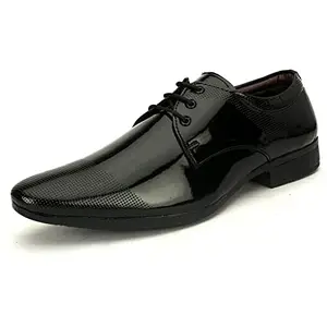Centrino Black Patent Formal Shoe for Mens 20206-1
