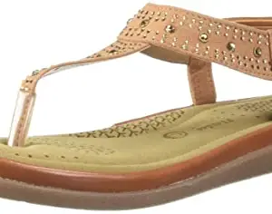 Bata Comfit Womens Diamonte E Sandals, Brown, 3, (6613542)