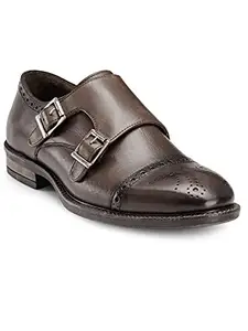 TEAKWOOD LEATHERS Teakwood Genuine Leather Formal Oxford Office Shoes for Men(Brown_6)