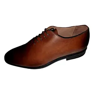 ALF Men's Black Leather Formal Shoes - Fml-0001A UK 9