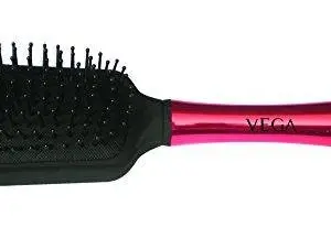 Vega Cushioned Hair Brush (India's No.1* Hair Brush Brand) For Men & Women, All Hair Types, (E17-CB)