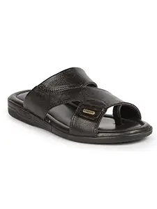 Liberty Mens 7194-101 Brown Slipper - 6