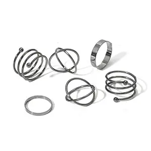 Jewels Galaxy Jewellery For Women Stackable Rings Set (Style 20) (JG-PC-RNGN-942)