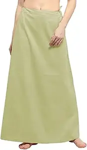 Foxy Fashion Cotton Petticoat Pista Green (38W x 38L)