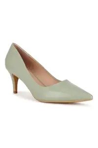 Allen Solly Women Green Casual Heels