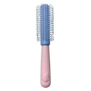 Hair Brush with Strong & Flexible Nylon Bristles having Anti-static Ball Tips, For Grooming, Straightening, Smoothing, Detangling Hair