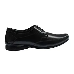 HIKBI Men's Genuine Leather Formal Shoes/Office Shoe/Casual/Bussiness(Highly Cushioned) (9) Black