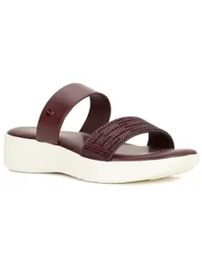 Bata Comfit Archie Mule E 24 Womens Casual Mule Slippers In Red