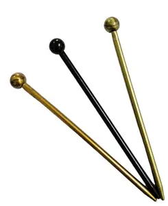 Nyamah Sales 3 PCS Multicolor Wooden Hair Juda Sticks Hair Tie Hair Styling Accessories for Women and Girls Bun Hair Sticks