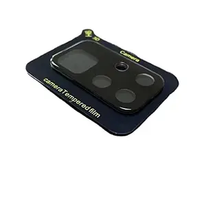 A Accessories Kart Accessories Kart Camera Glass || Full || Edge to Edge|| 3D || unbrekable|| Camera Full Tempered Glass for Redmi Note 11T 5G - Black