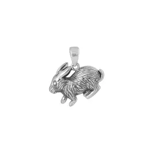 Hiflyer Jewels Rabbit Design Pendant With Chain In 925 Sterling Silver | 925 Stamp Jewelry | Gifts For Him/Her