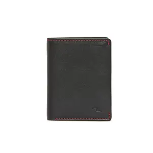 Spykar Men Black Leather Money Clip