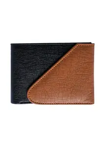 Taws & Timber Men's Bi Fold Artificial Leather Wallet for Men (Tan)