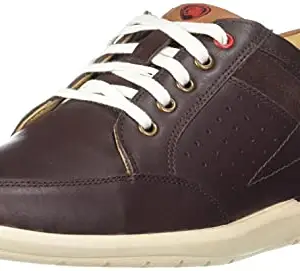 Red Chief Men's Casual Shoes Brown Leather Boat (RC3718 003), 8 UK