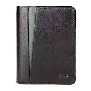 ELAN Card Holder with Flap (Black)