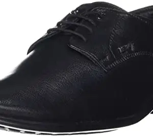 Metro Mens Leather Black Lace-up Shoes (Size (6 UK (40 EU))