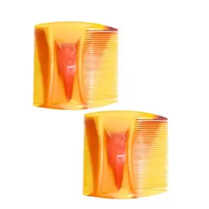 Plastic Double Sided Head Lice Comb Narrow Tooth Lice Remove Hair Combs (Pack of 2)