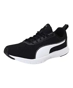 PUMA Men's Flexracer 20 Black White Running Shoe (38018703)
