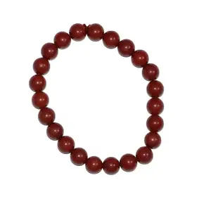 RED JASPER BRACELET 8MM, 23BEADS